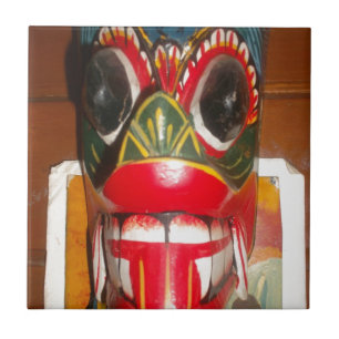 Schöne sri-lankische Kunst der traditionellen Feue Fliese