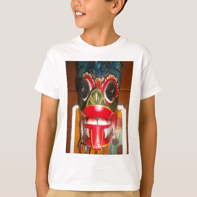 Schöne sri-lankische Kunst der traditionellen Feue T-Shirt (Vorderseite)