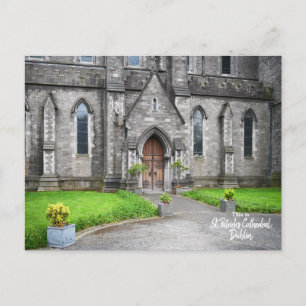 Schöne St. Patrick's Cathedral Dublin, Irland Postkarte