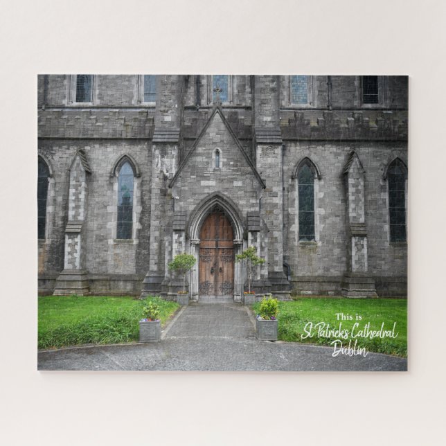 Schöne St. Patricks-Kathedrale Dublin, Irland Puzzle (Horizontal)