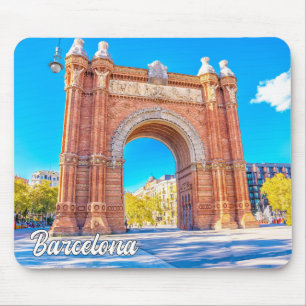 Schöne Stadt Barcelona, Spanien Mousepad
