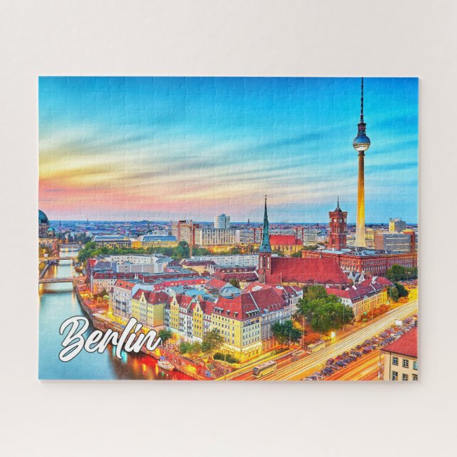 Schöne Stadt Berlin, Deutschland Puzzle (Horizontal)