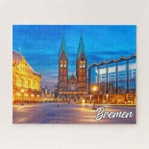 Schöne Stadt Bremen, Deutschland Puzzle