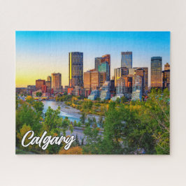 Schöne Stadt Calgary, Alberta, Kanada Puzzle