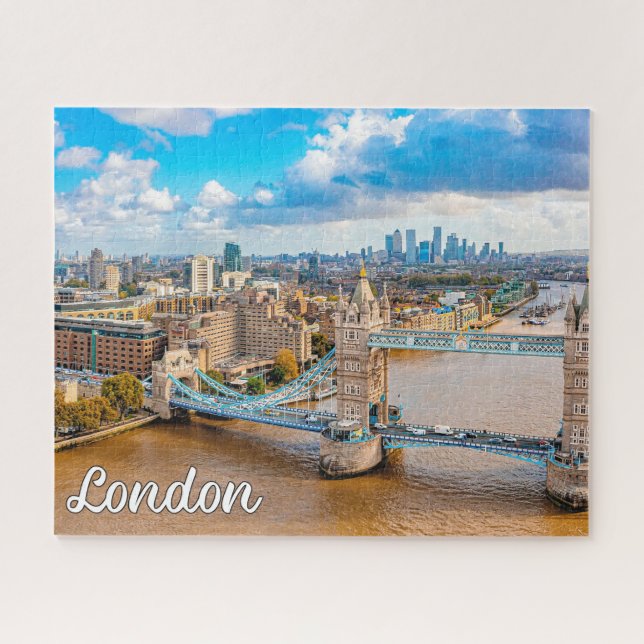 Schöne Stadt London, England Puzzle (Horizontal)