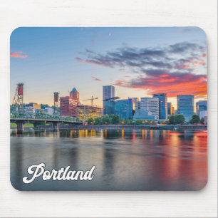 Schöne Stadt Portland, Oregon Mousepad
