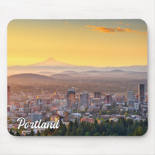 Schöne Stadt Portland, Oregon Mousepad (Vorne)