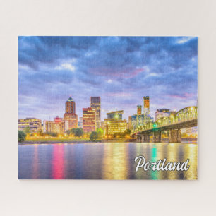 Schöne Stadt Portland, Oregon Puzzle