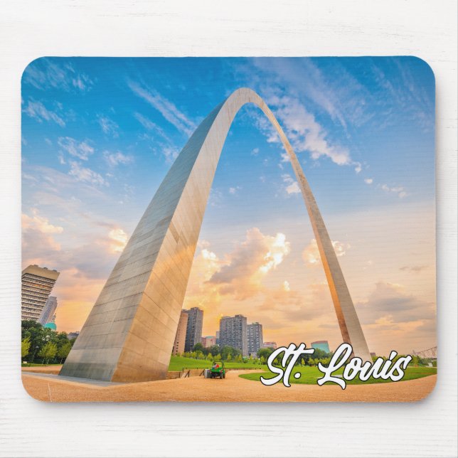 Schöne Stadt St. Louis, Missouri, USA Mousepad (Vorne)