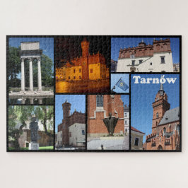 Schöne Stadt Tarnow, Polen Puzzle