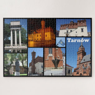 Schöne Stadt Tarnow, Polen Puzzle