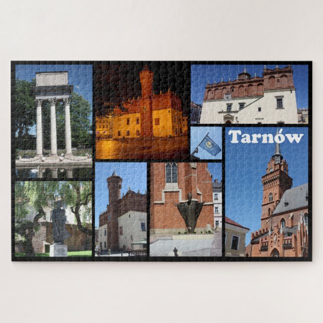Schöne Stadt Tarnow, Polen Puzzle (Horizontal)