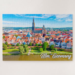 Schöne Stadt Ulm, Deutschland Puzzle