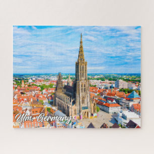 Schöne Stadt Ulm, Deutschland Puzzle
