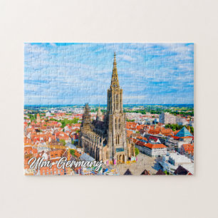Schöne Stadt Ulm, Deutschland Puzzle