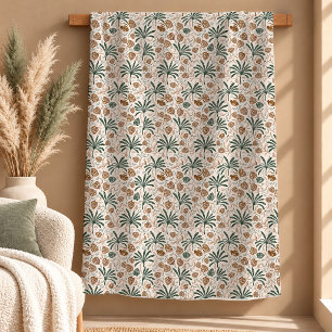 Schöne staubgrüne Palm Botanikdecke Sherpadecke