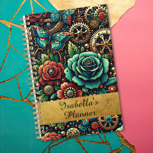 Schöne Steampunk Gears und Rose Planer
