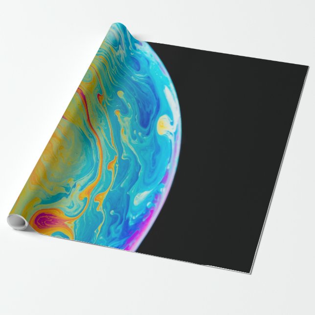 Schöne Sterne Geschenkpapier (Ungerollt)