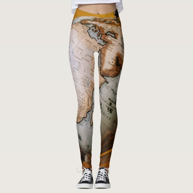 Schöne Sterne Leggings (Vorderseite)