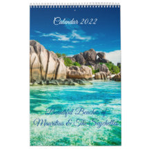 Schöne Strände von Mauritius und die Seychellen