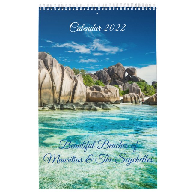 Schöne Strände von Mauritius und die Seychellen Kalender (Titelbild)