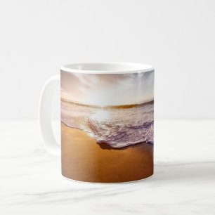 Schöne Strandlandschaft Kaffeetasse