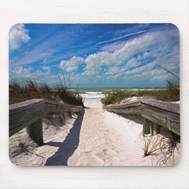 Schöne Strandszene Mousepad (Vorne)