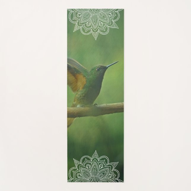 Schöne Sugar Bird Mandala Yoga Mat Yogamatte (Vorderseite)