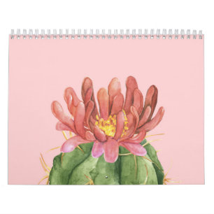 Schöne sukkulente Blume Kalender