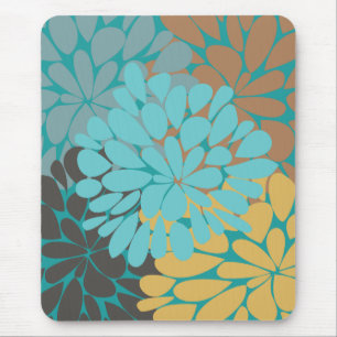 Schöne Süße Coole Weibliche Retro Blumenmode Mousepad