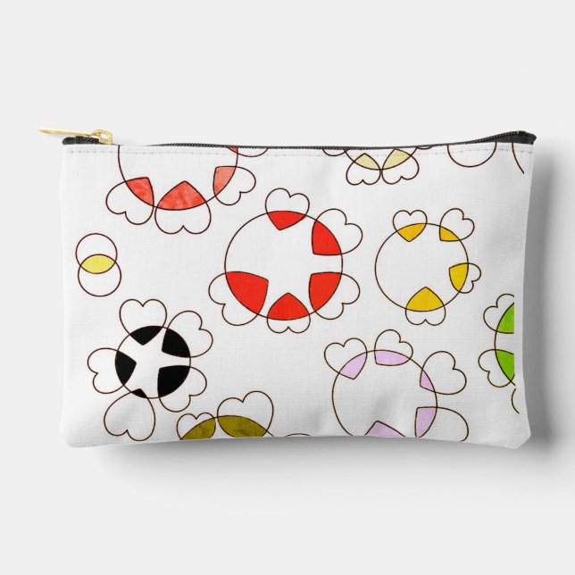 Schöne süße Farbe Zubehörtasche (Vorderseite)