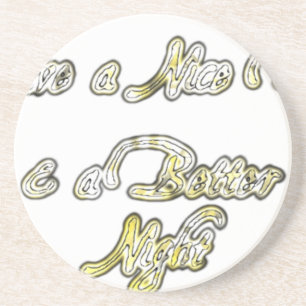 Schöne Tage und ein besseres Angebot für Nächte Ku Sandstein Untersetzer