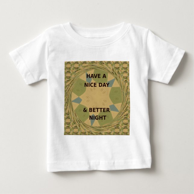 Schöne Tage- und Nachtkunst Baby T-shirt (Vorderseite)