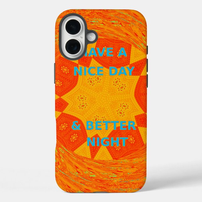 Schöne Tage- und Nachtkunst Case-Mate iPhone Hülle (Rückseite)