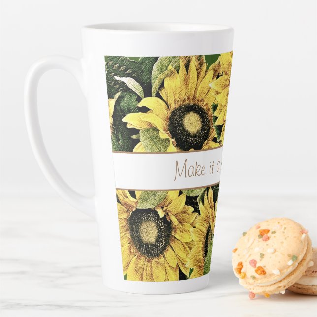 Schöne Tagessonne Latte Tasse (Beispiel)