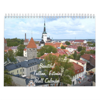 Schöne Tallinn, Estland Mauerkalender Kalender