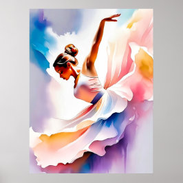 Schöne Tänzerin Poster