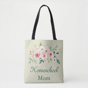 Schöne Tasche der Blumenschule für Mama