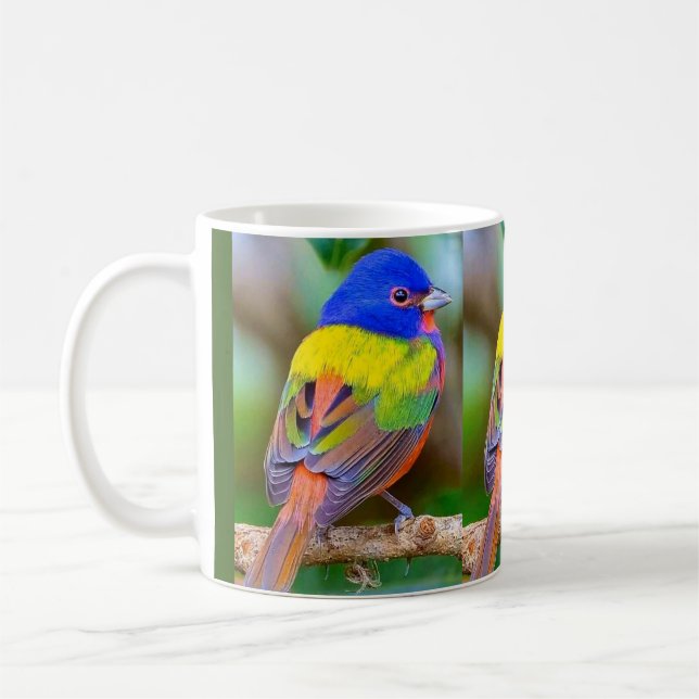 Schöne Tasse des Vogel-Kaffees (Links)