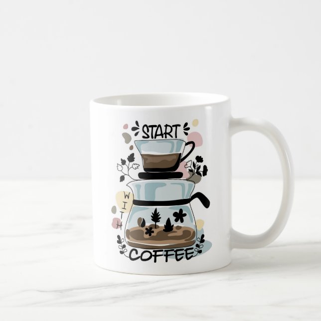 Schöne Tasse für Kaffee  (Rechts)
