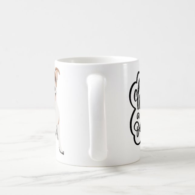 Schöne Tasse mit Hundebild (Henkel)