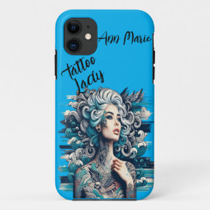 Schöne Tattooid Lady individuell einstellbar Case-Mate iPhone Hülle
