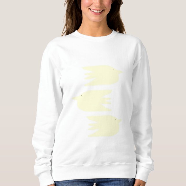schöne Taubenmalerei Sweatshirt (Vorderseite)