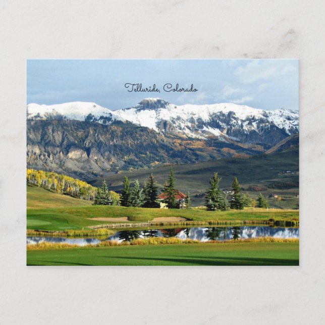Schöne Telluride, Colorado Landschaft Postkarte (Vorderseite)