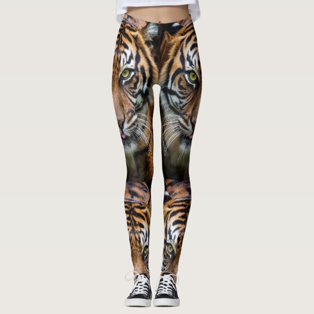 Schöne Tiger-Leggings Leggings (Vorderseite)