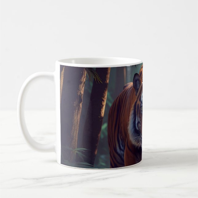 Schöne Tiger-Tasse Kaffeetasse (Links)