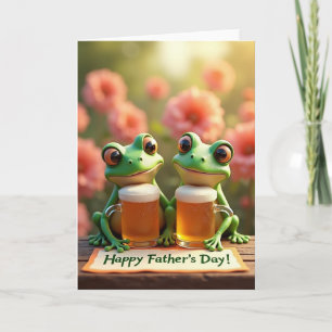Schöne Toasts zum Vatertag Karte