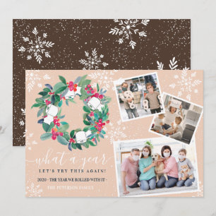 Schöne Toilettenrolle 2020 Kranz Neujahr 3 Fotos Karte