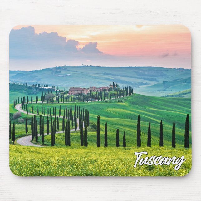 Schöne Toskana, Italien Mousepad (Vorne)