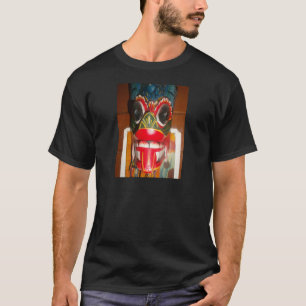 Schöne traditionelle sri-lankische Feuermasken-Kun T-Shirt